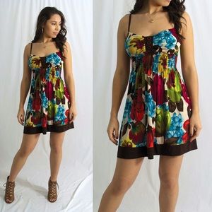 FLORAL MINI MAXI DRESS